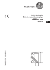 IFM Electronic Efector 200 O1D105 Notice D'utilisation