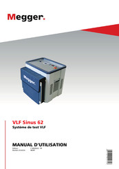 Megger VLF Sinus 62 Manuel D'utilisation