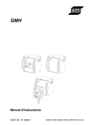 ESAB 0460 503 880 Manuel D'instructions