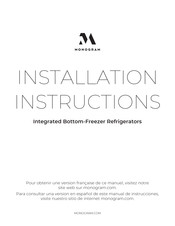 Monogram ZIC363IPVLH Instructions D'installation