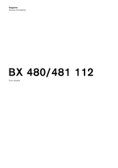 Gaggenau BX 481 112 Notice D'utilisation