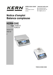 KERN and SOHN CKE 8K0.05 Notice D'emploi