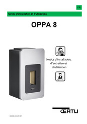 OERTLI OPPA 8 Notice D'installation Et D'utilisation