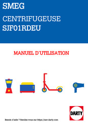 Smeg SJF01 Manuel D'utilisation