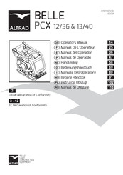 Altrad Belle 13/40 Manuel De L'opérateur