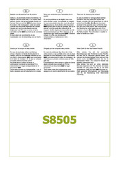 Solid S8505 Notice De Montage