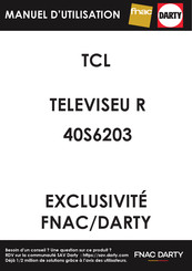 Tcl 40S6203 Manuel D'utilisation