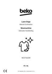 Beko WUV75420W Manuel D'utilisation