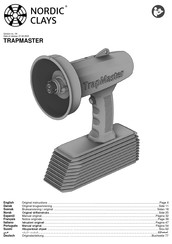 Nordic Clays TRAPMASTER Notice Originale