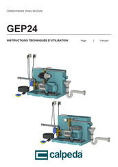 Calpeda GEP24 ID NGXM2-80 FB Instructions D'utilisation