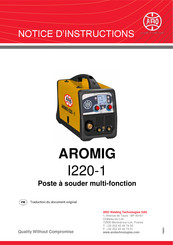 ARO AROMIG I220-1 Notice D'instructions