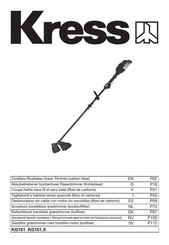 KRESS KG161 Serie Mode D'emploi