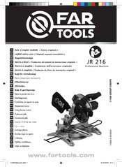 Far Tools JR 216 Notice Originale