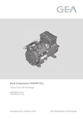 GEA HGX34P CO2 Série Instructions De Montage