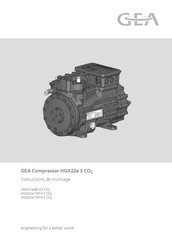 GEA HGX22e/105-4 S CO2 Instructions De Montage