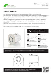 CP Electronics MWS6-PRM-LV Guide D'installation