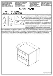 Forma Ideale Ksanti 2608710089 Instructions D'assemblage