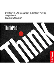Lenovo ThinkPad L17 Yoga Gen 3 Guide D'utilisation