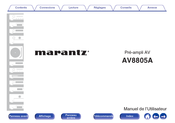 Marantz AV8805A Manuel De L'utilisateur