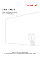 ViewSonic IFP50-5 Série Guide D'utilisation