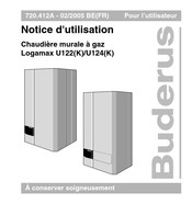 Buderus Logamax U124 Notice D'utilisation Pour L'utilisateur