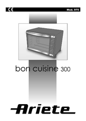 ARIETE bon cuisine petit 970 Mode D'emploi