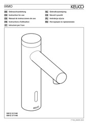 KEUCO IXMO 59512 011140 Instructions D'utilisation
