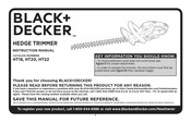 Black & Decker HT20 Mode D'emploi