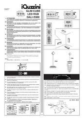 iGuzzini GLIM CUBE LED RGB Mode D'emploi