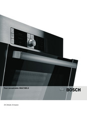 Bosch HBA73B5 0 Serie Mode D'emploi