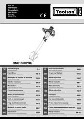 Toolson HMD1800PRO Traduction De La Notice Originale