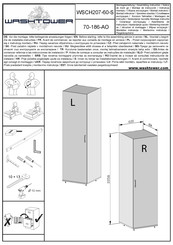 WASHTOWER 70-186-AO Notice De Montage