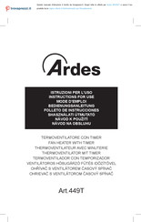 ARDES 449T Mode D'emploi