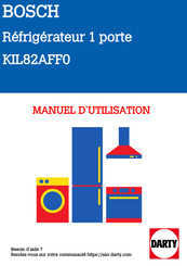 Bosch KIL82AFF0 Notice D'utilisation