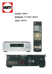 Onkyo TX-8255 Manuel D'instructions