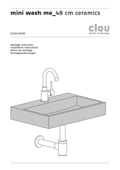 clou mini wash me CL/03.03230 Notice De Montage