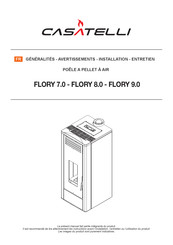 CASATELLI FLORY 9.0 Manuel D'installation Et D'entretien