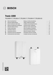 Bosch Tronic 1000 TR1000 4 T Notice D'installation Et D'utilisation