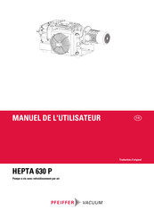 Pfeiffer Vacuum HEPTA 630 P Manuel De L'utilisateur