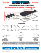 DECKED CG1000 Instructions D'installation