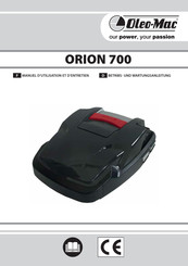 Oleo-Mac ORION 700 Manuel D'utilisation Et D'entretien