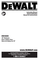 Black & Decker DWCS600-CA Guide D'utilisation