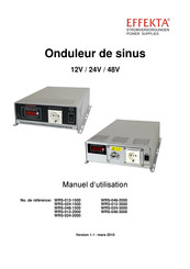 Effekta WRS-048-1500 Manuel D'utilisation