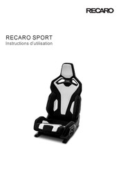 RECARO SPORT Instructions D'utilisation