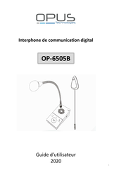 Opus Technologies OP-6505B Guide D'utilisateur