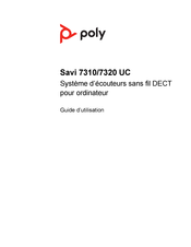 Poly Savi 7310 UC Guide D'utilisation