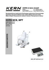 KERN and SOHN MCB 300K100NM Mode D'emploi