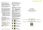 Geutebruck G-ST 8000+ Instructions De Service