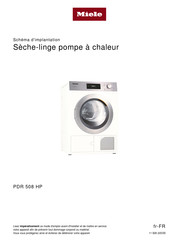 Miele PDR 508 HP Schéma D'implantation