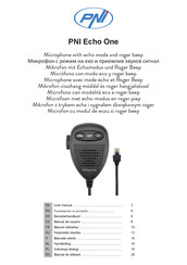 PNI Echo One Manuel Utilisateur